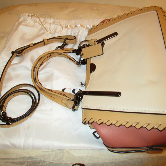 Coach Dreamer Colorblock Satchel - Picture 8 of 16